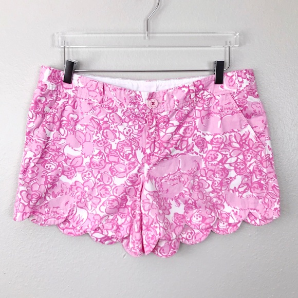 Lilly Pulitzer Pants - Lilly Pulitzer Buttercup Shorts Sz 12